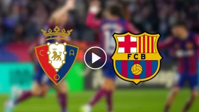 بث مباشر مشاهدة مباراة برشلونة واوساسونا بجودة عالية 4K